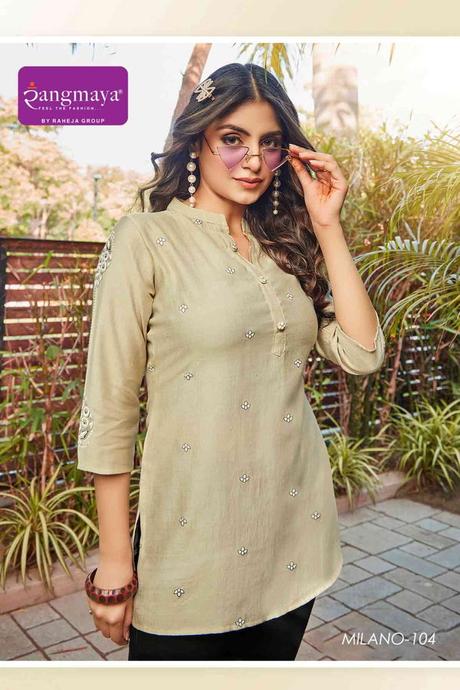 Milano By Rangmaya Bombay Tunic Ladies Top Wholesale Shop In Surat